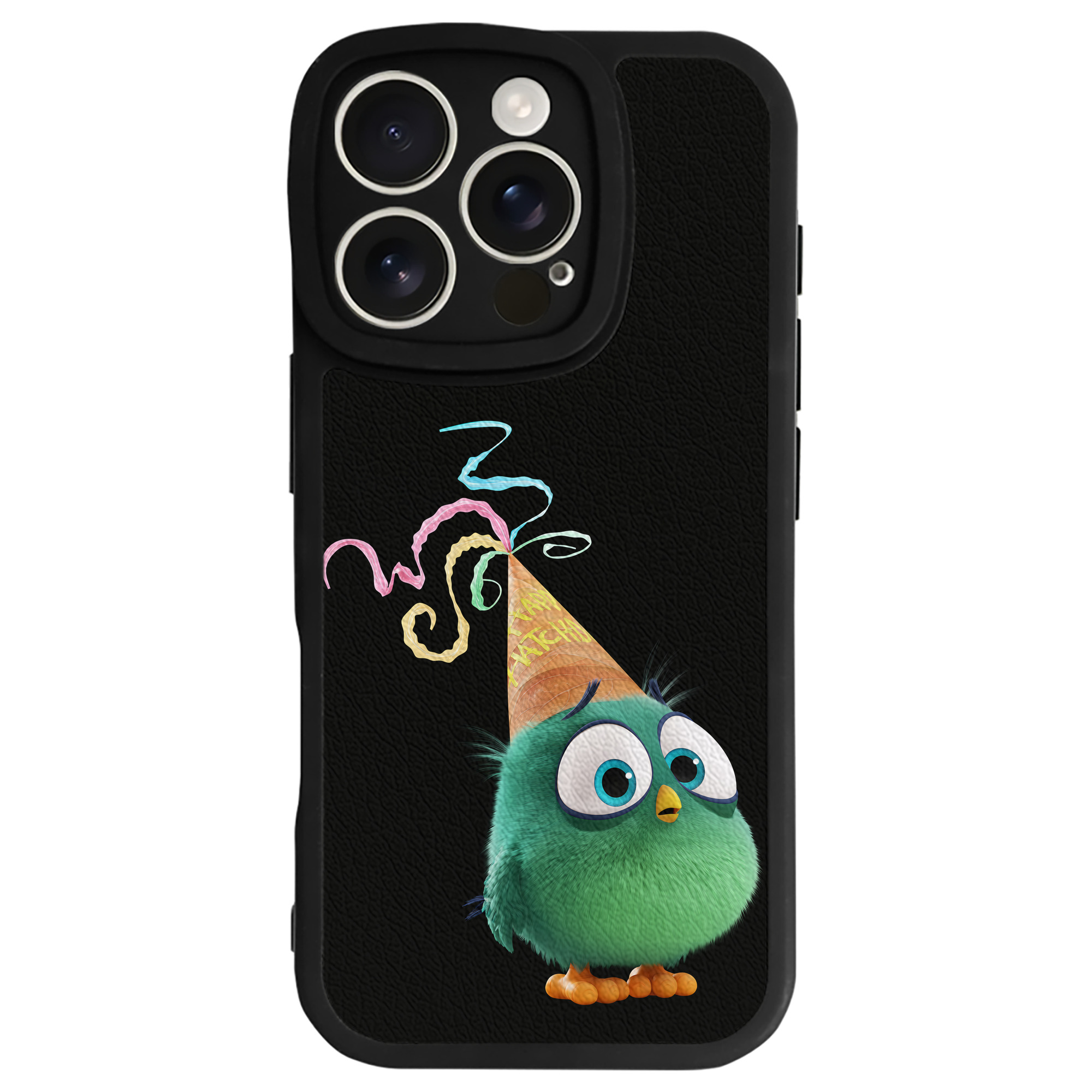 （画像用） Angry Birds アングリーバード 【iPhone 16シリーズ対応】シリコンスマホケース（レザー調） 材質：シリコン